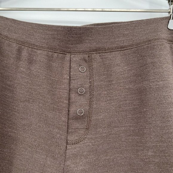 PJ Salvage Borrowed from the Boys Knit Pajama Shorts sz S Cocoa Brown RZBBS NWT - Picture 2 of 5